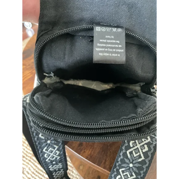 ZAND Amsterdam Crossbody Bag Handmade Canvas Butterfly Print Boho Festival Trave - Picture 7 of 14